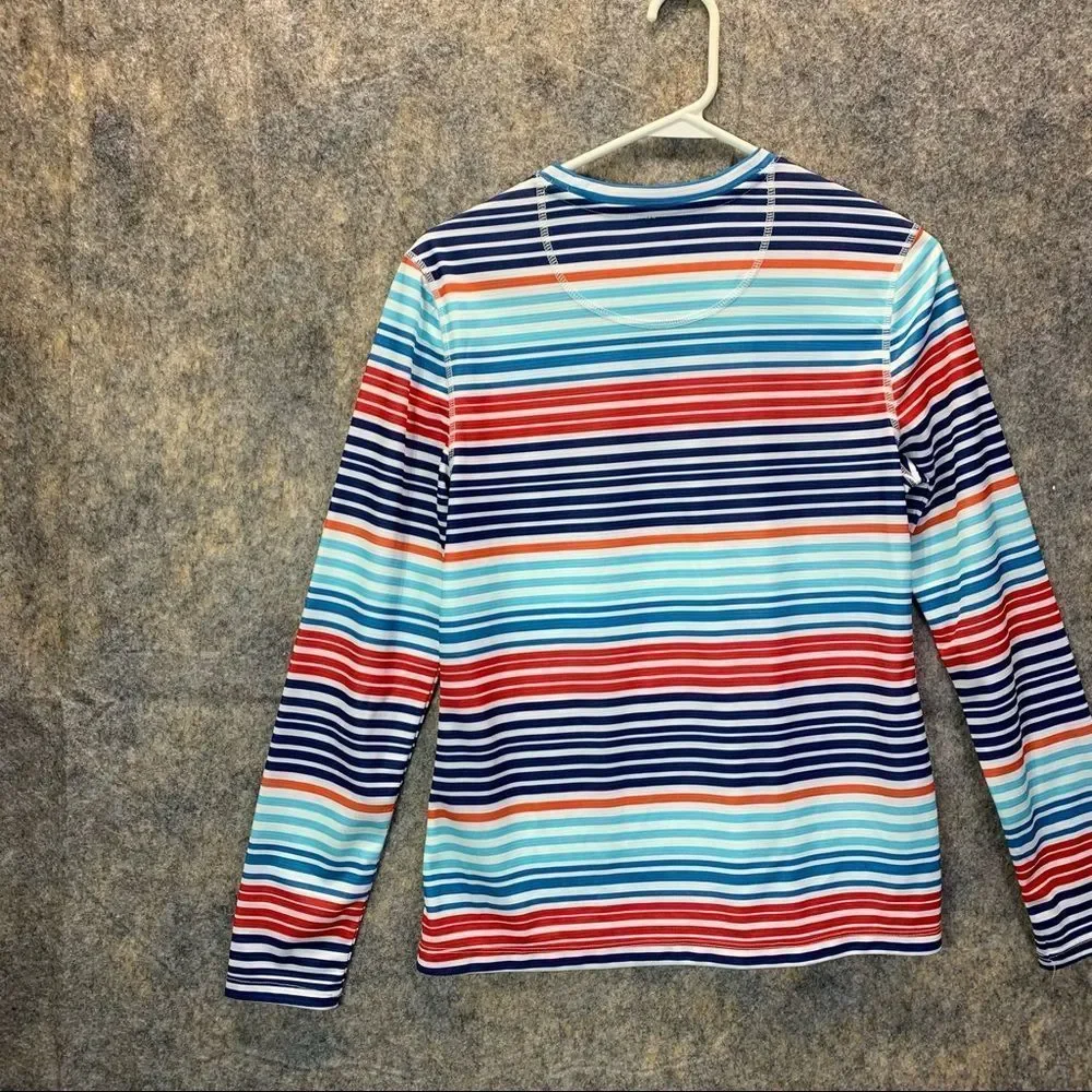 Reel Legends Shirt Men's Small Adult Medium Blue Orange Long Sleeve Lightweight - Picture 6 of 10